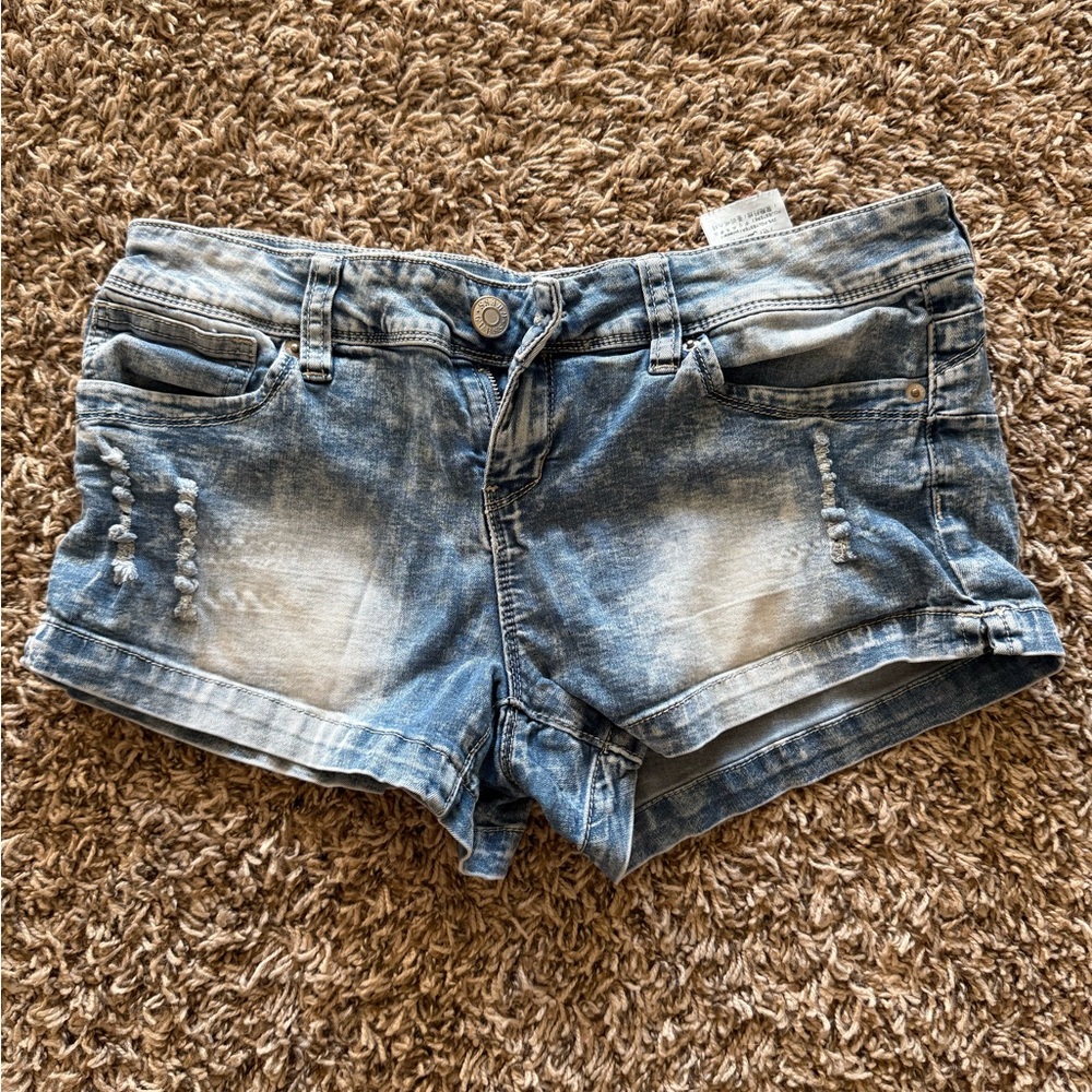Guess Faded Blue Jean Shorts